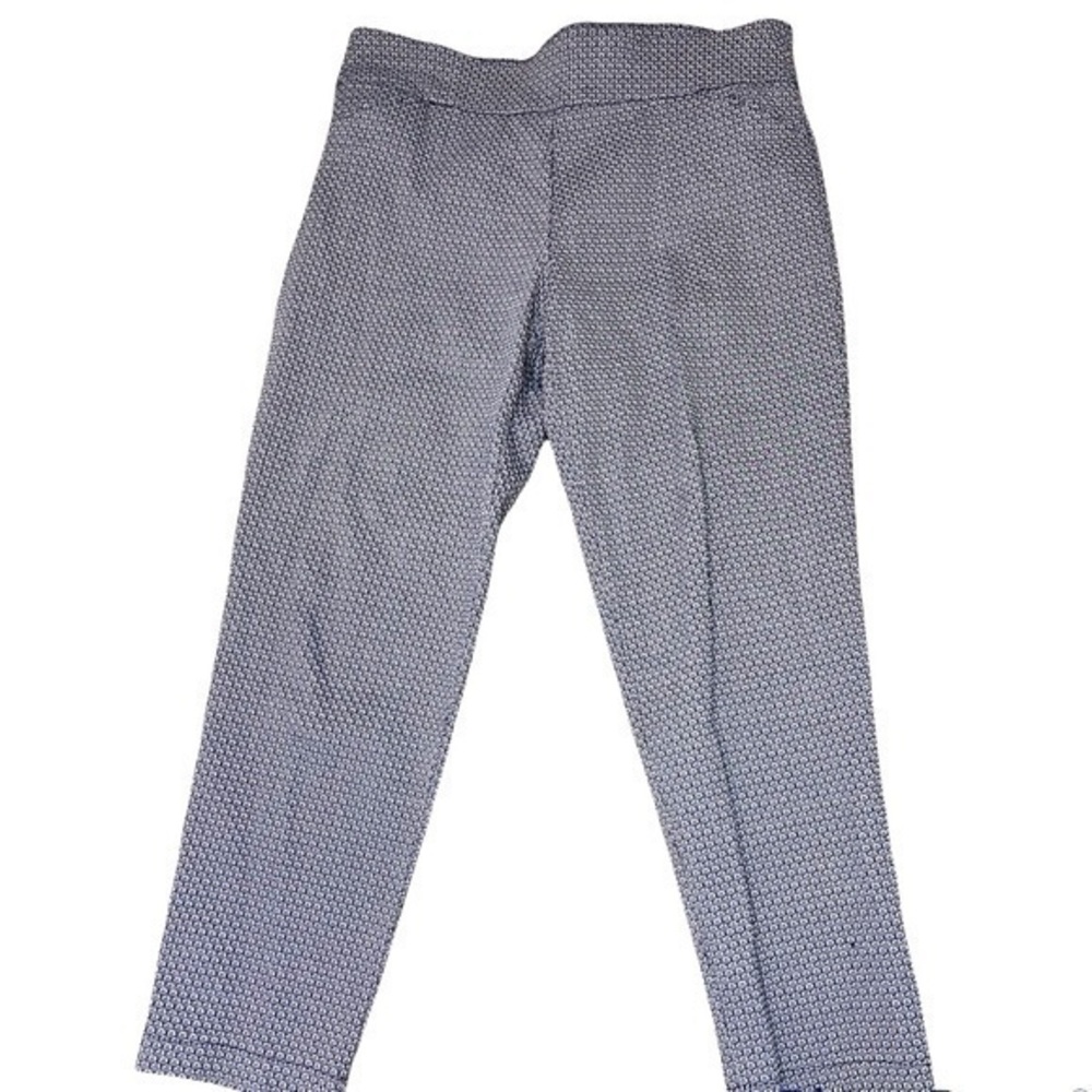 Versona blue pull on crop pants